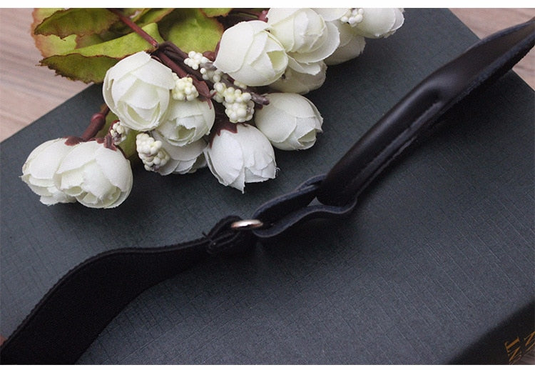 Mans Leather Suspenders