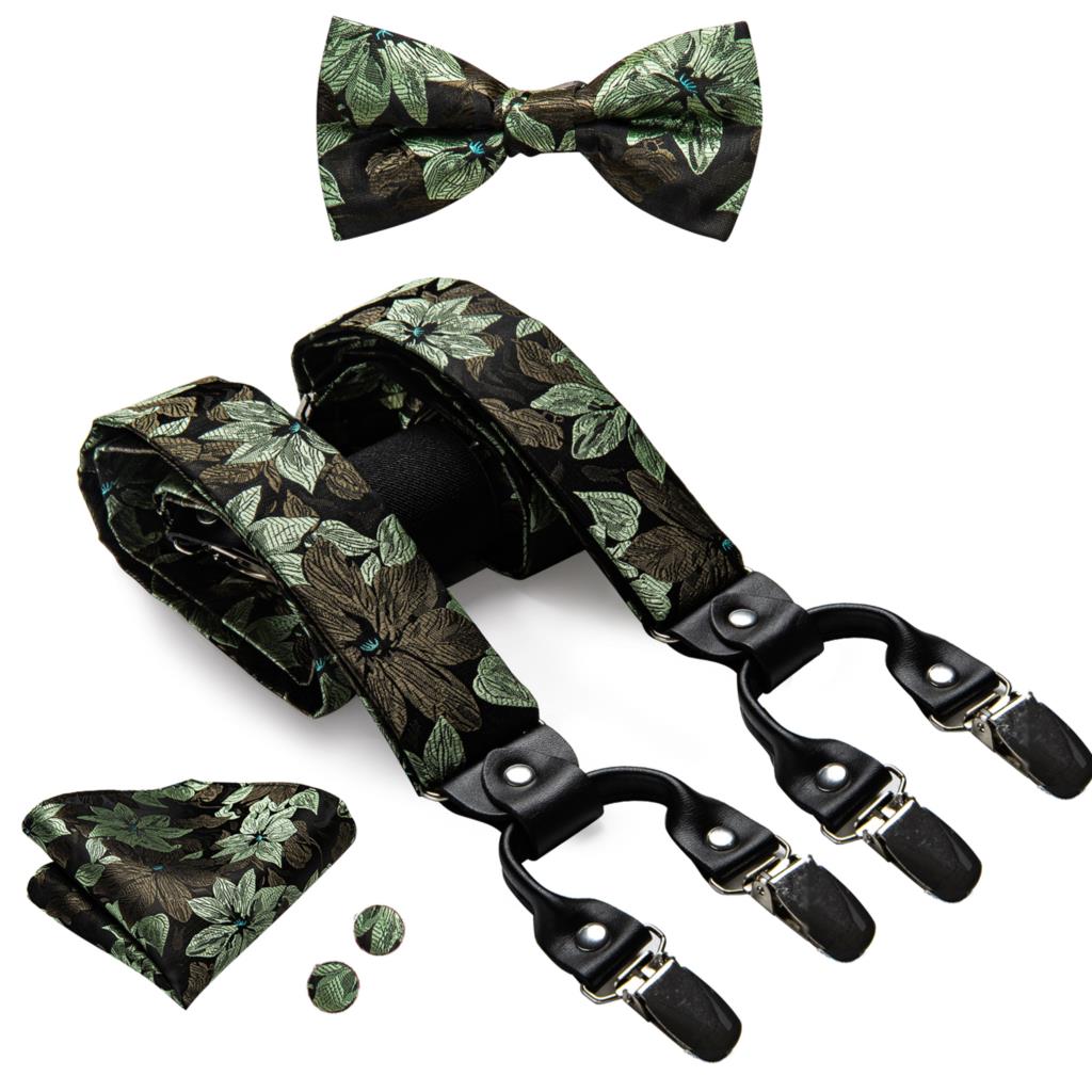 Men's Suspenders Bow Tie