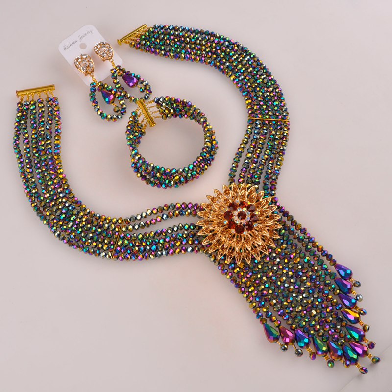 Plated African Jewelry Set