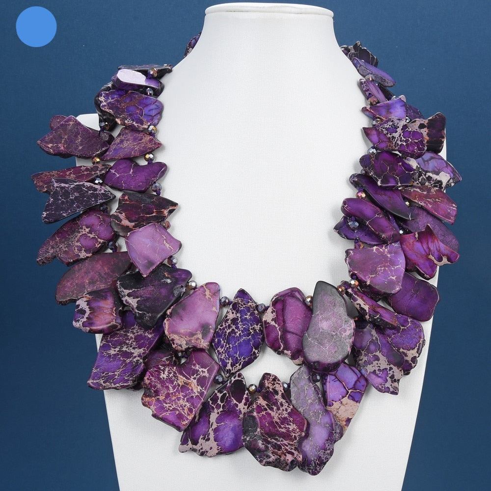 Natural Purple Sea Necklace