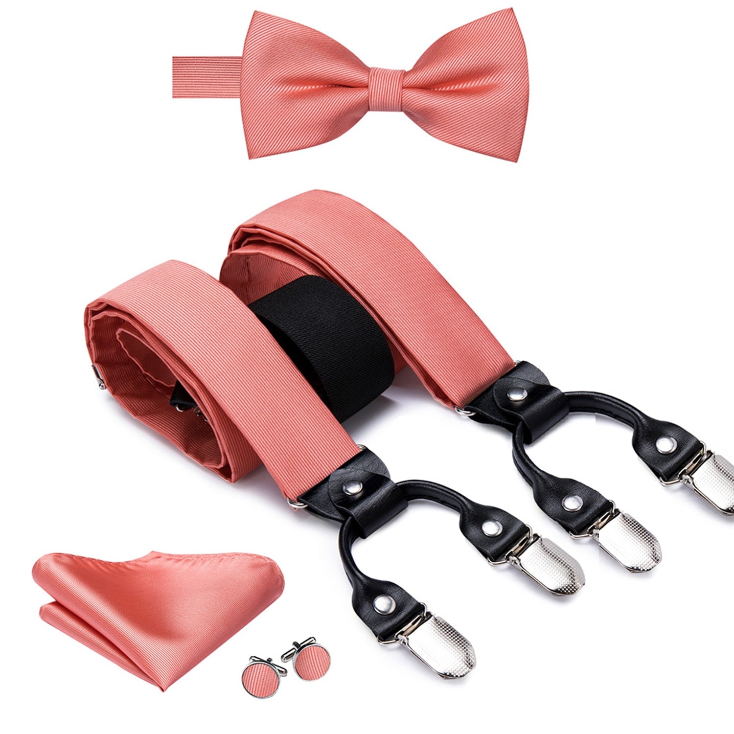 Men's Suspenders Bow Tie