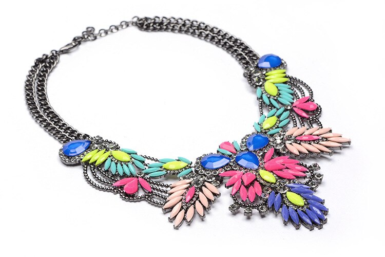 Acrylic Statement Chunky Necklaces