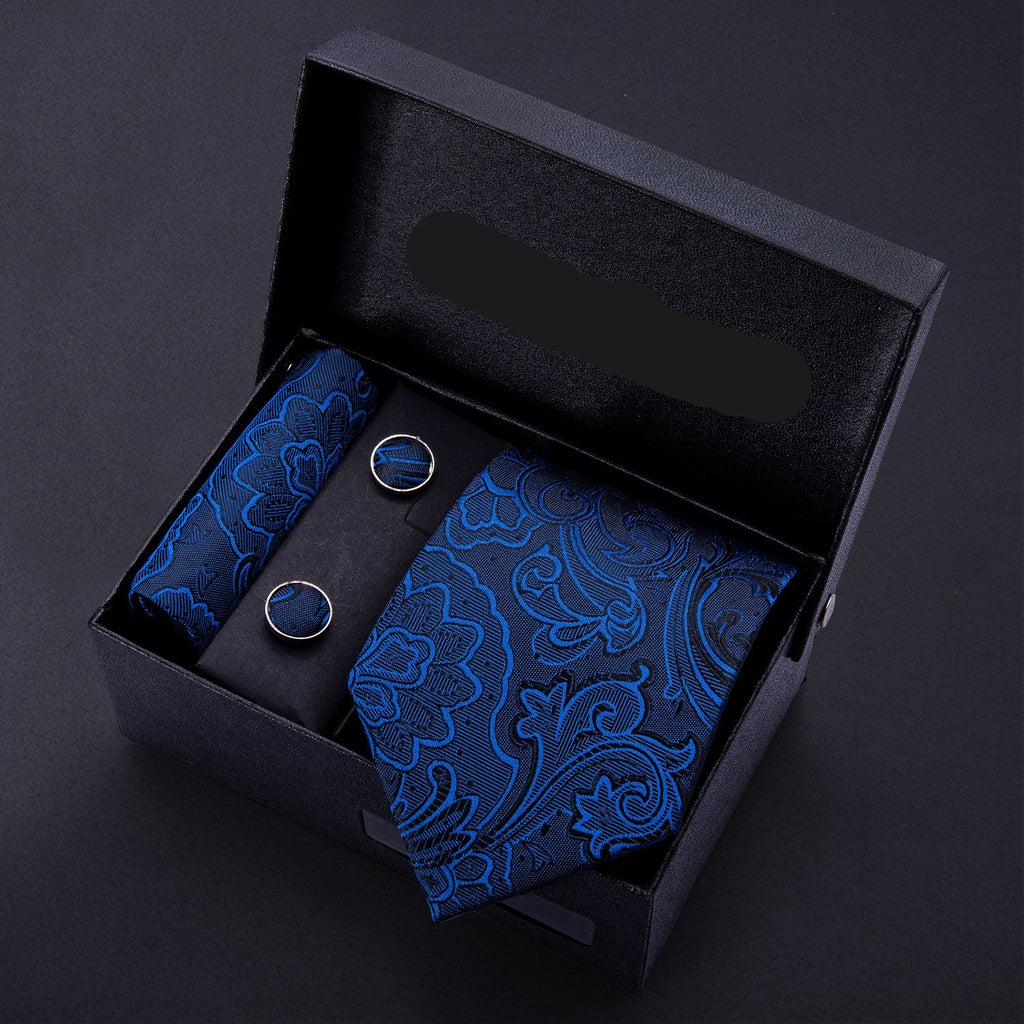 Men Tie Paisley Silk