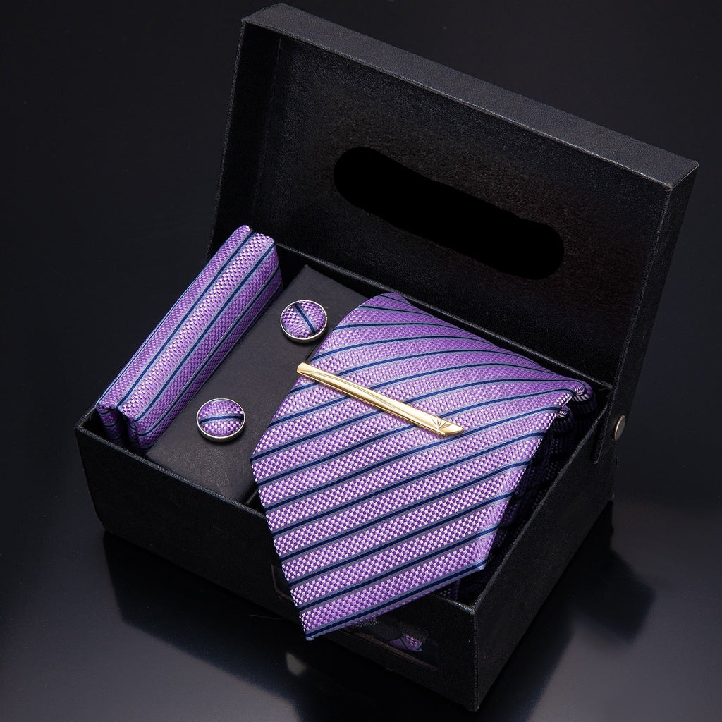 Men Tie Paisley Silk