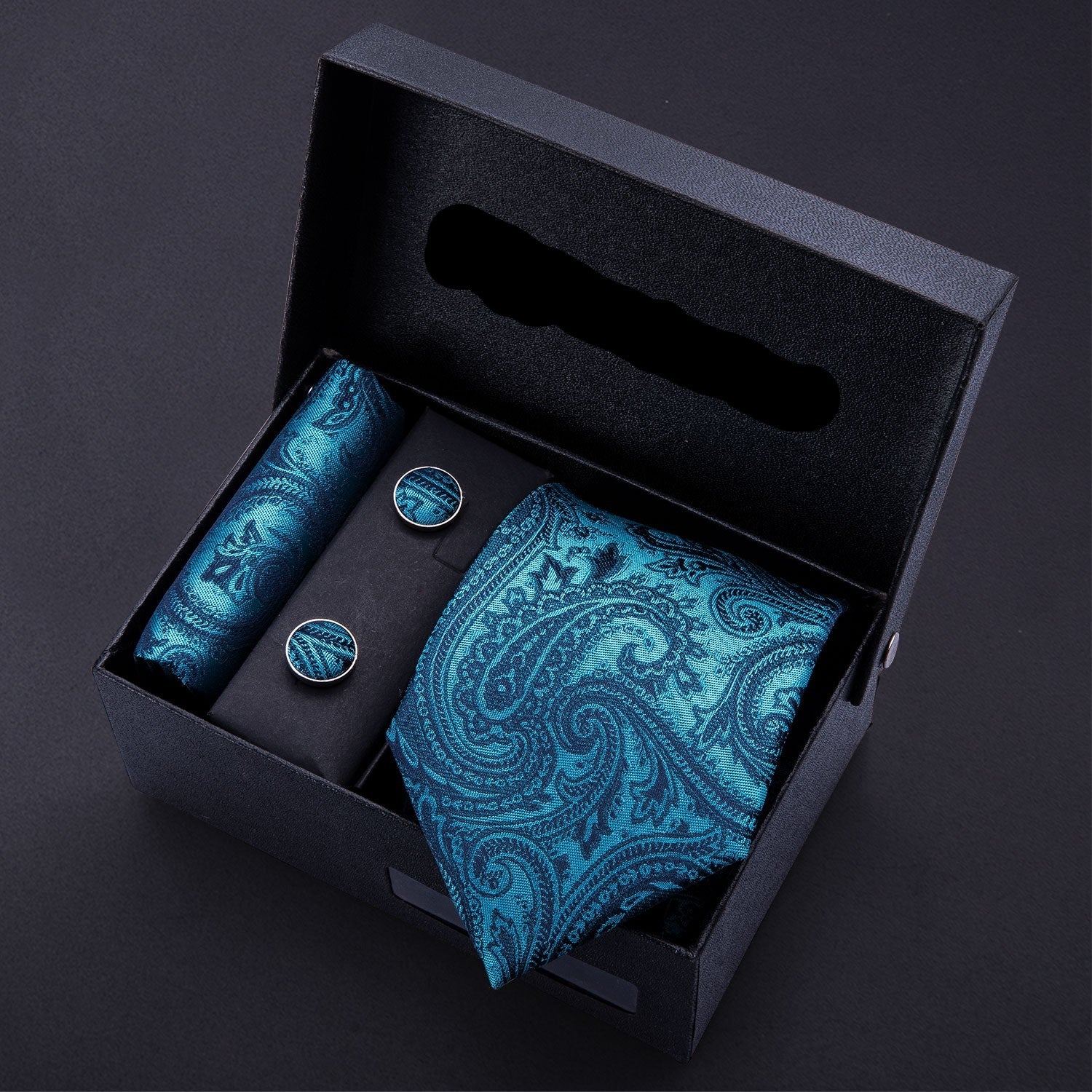 Men Tie Paisley Silk