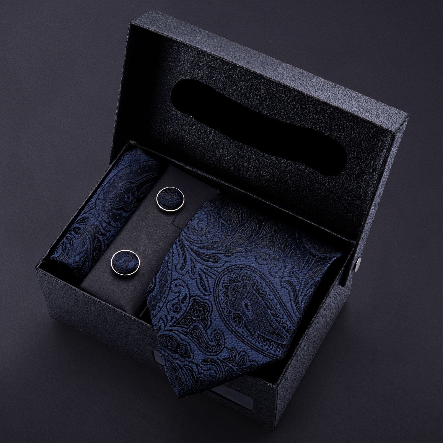 Men Tie Paisley Silk