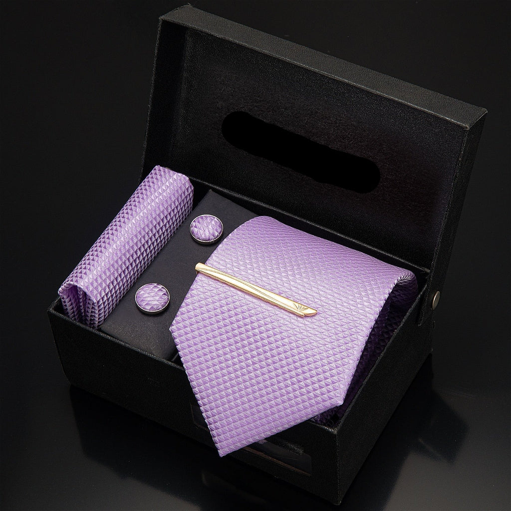 Men Tie Paisley Silk