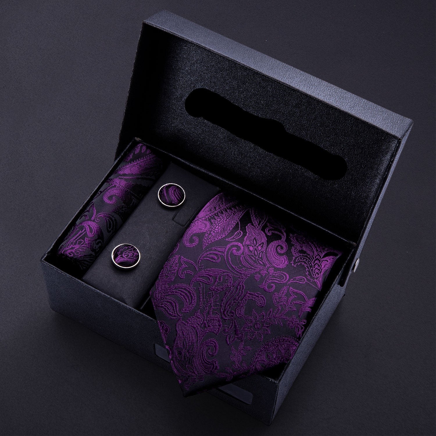 Men Tie Paisley Silk