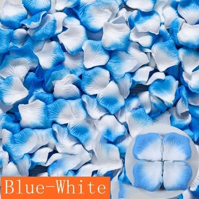blue white petal
