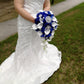 Royal Blue Waterfall Crystal Bouquets
