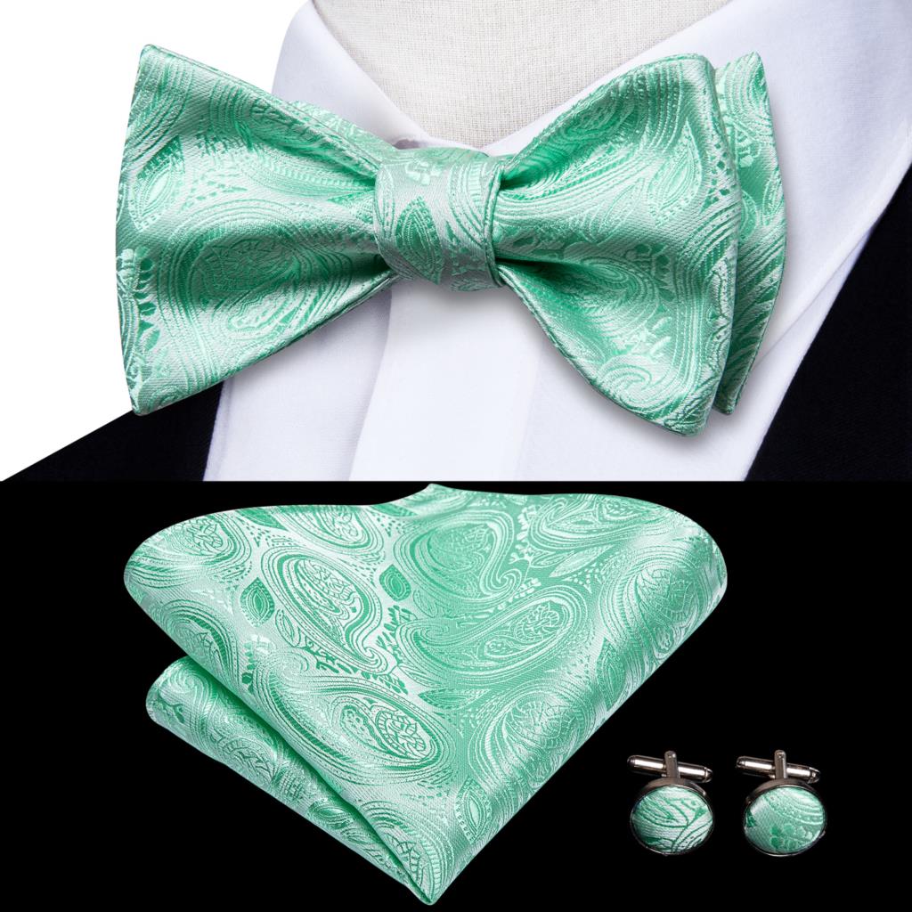 Jacquard Silk Self Bow Tie