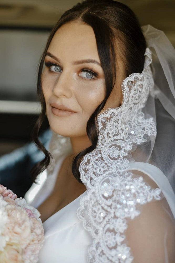 Sparkling Sequins Bride Veil