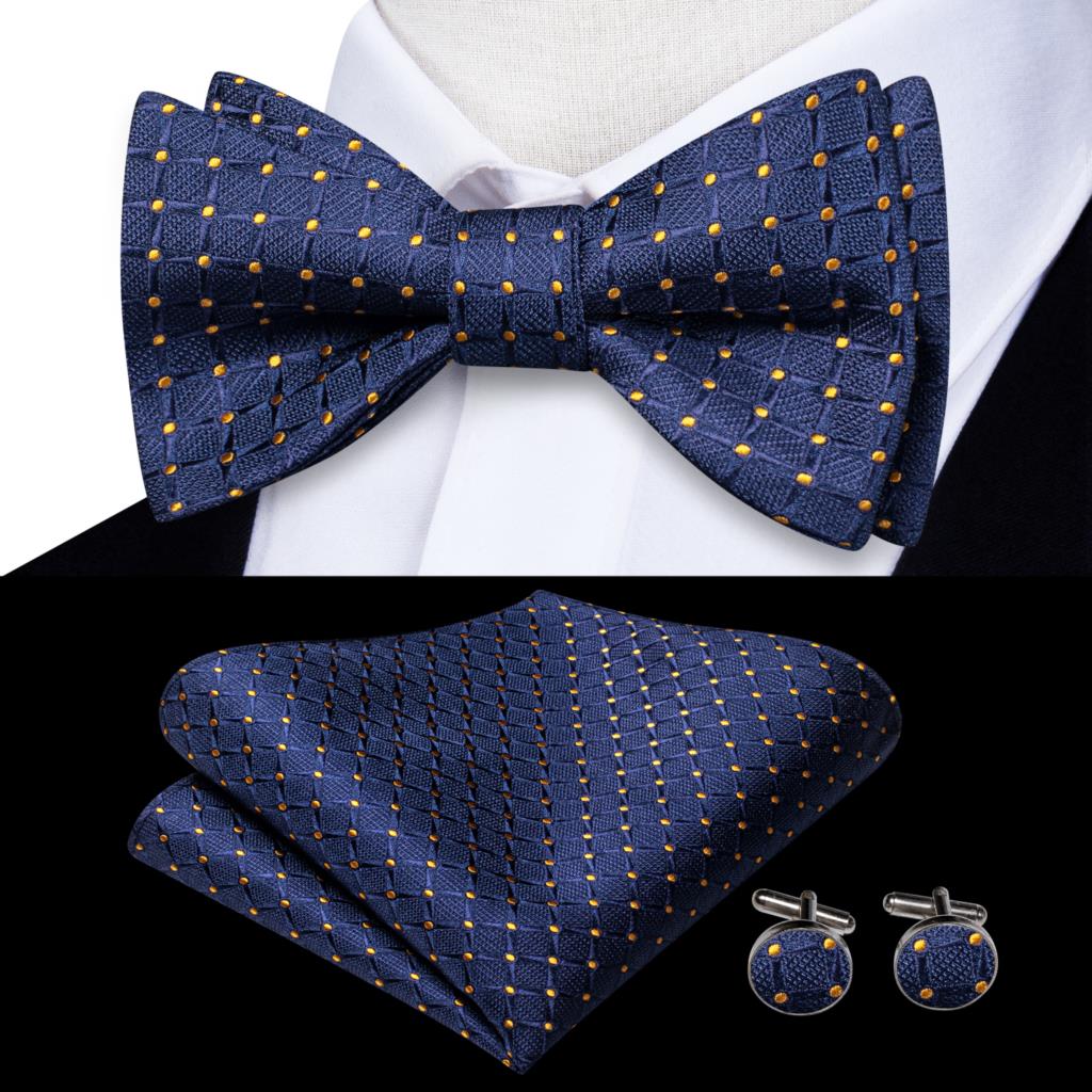 Jacquard Silk Self Bow Tie