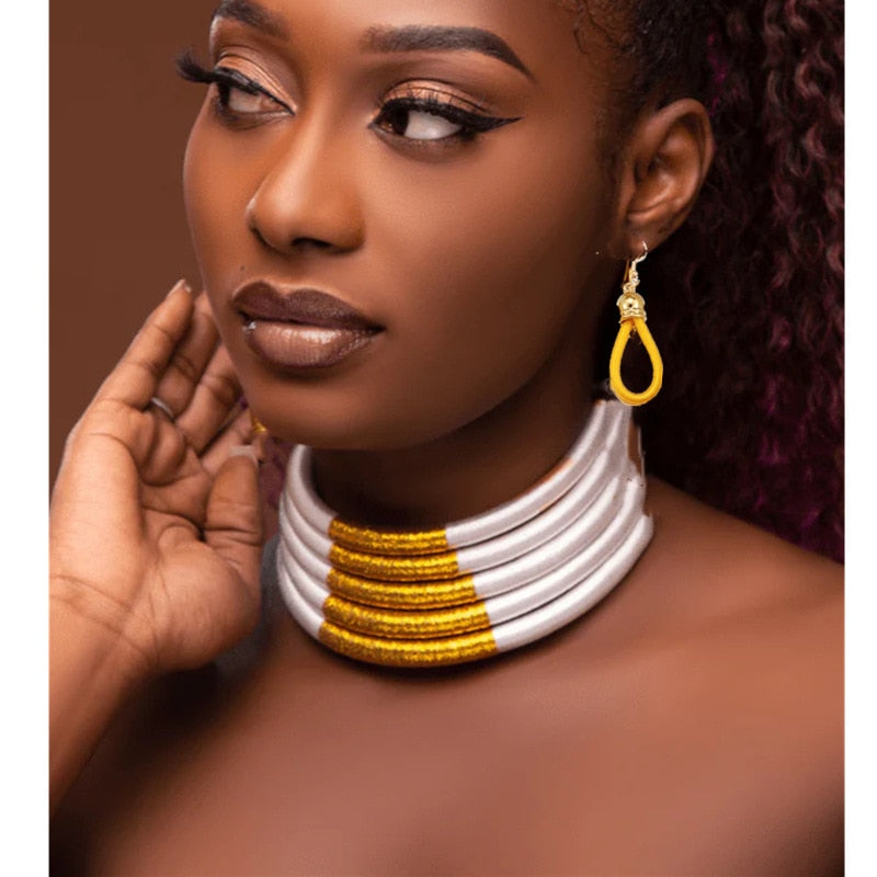 Boho Woven Jewelry Set