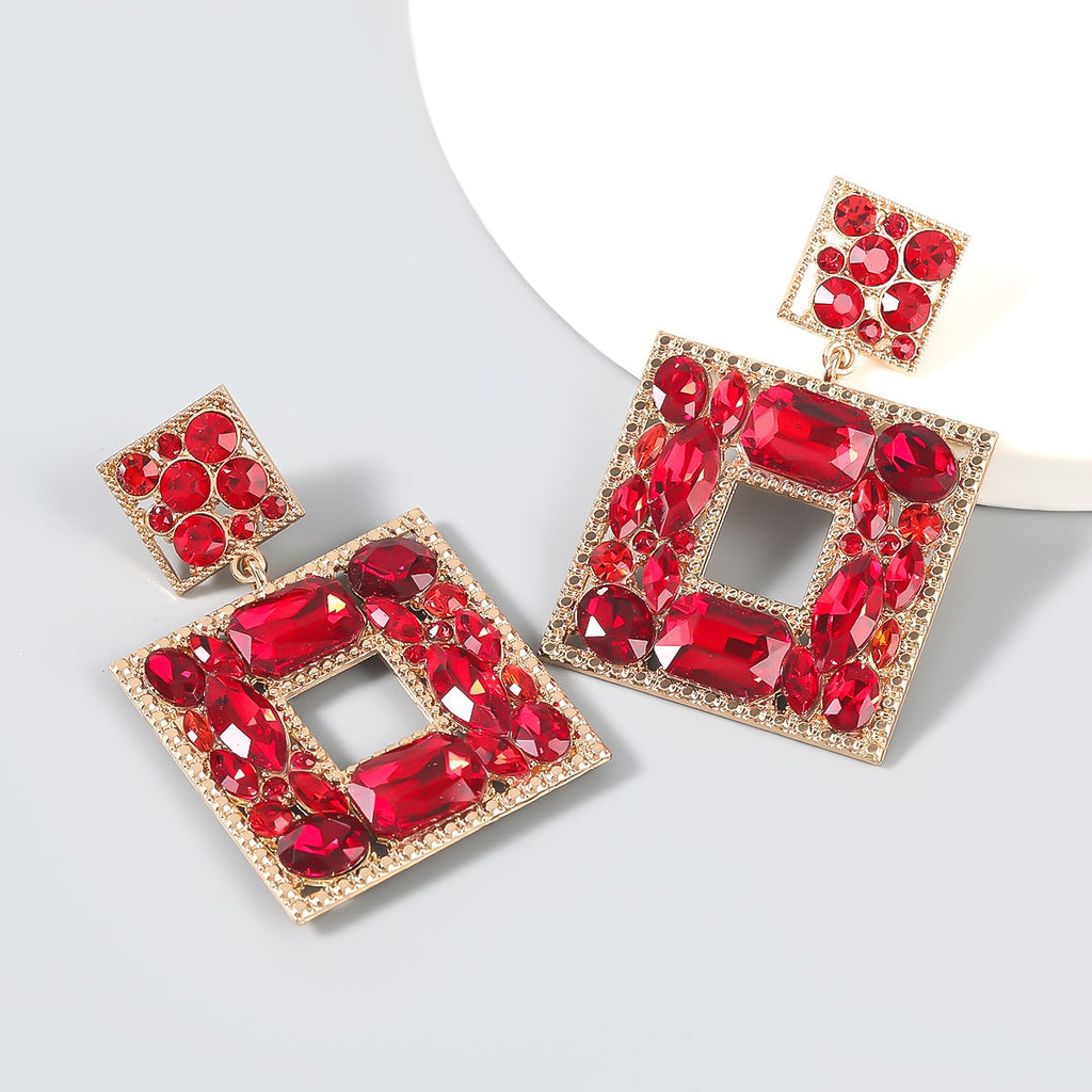 Boutique Fashion Glass Earrings