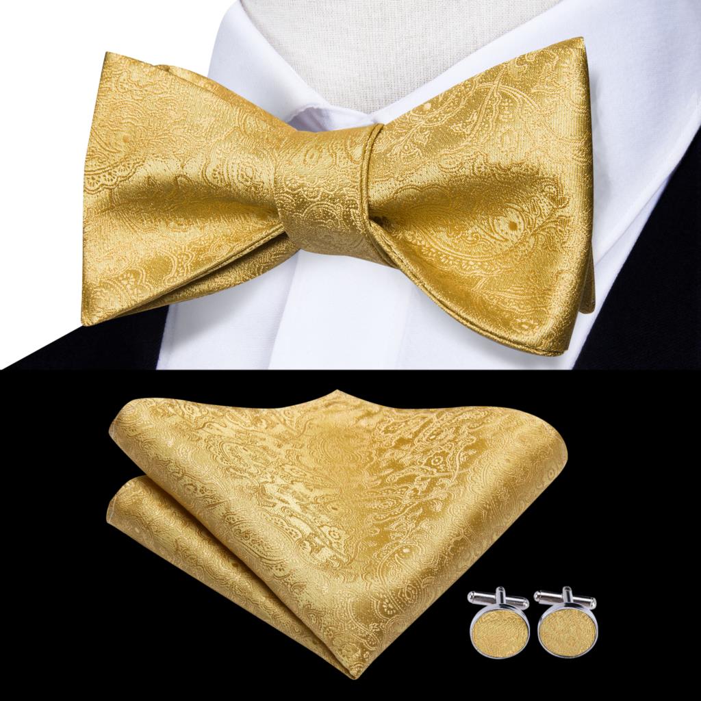 Jacquard Silk Self Bow Tie