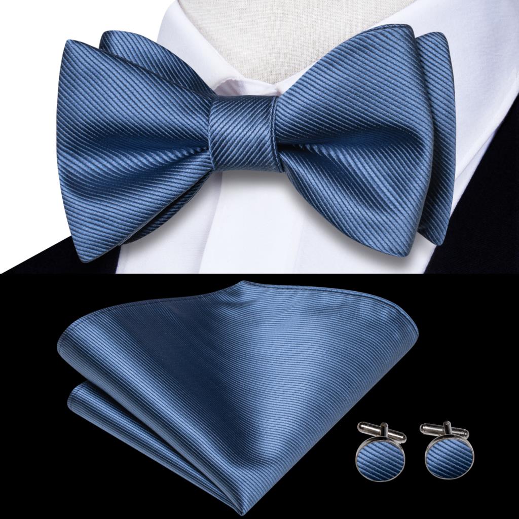 Jacquard Silk Self Bow Tie