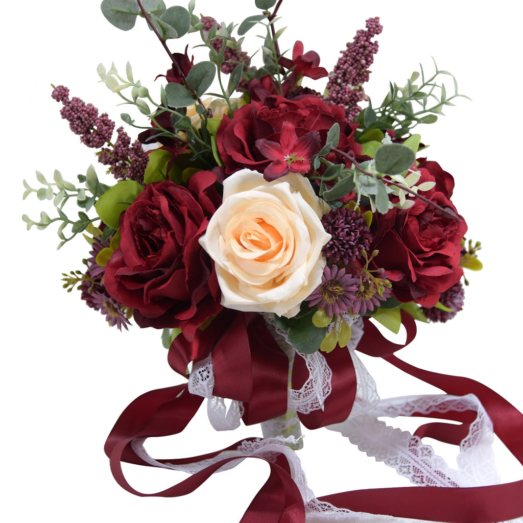 Rustic Vintage Cascading Bridal Bouquet
