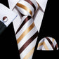 Fashion Gold Striped Tie Set