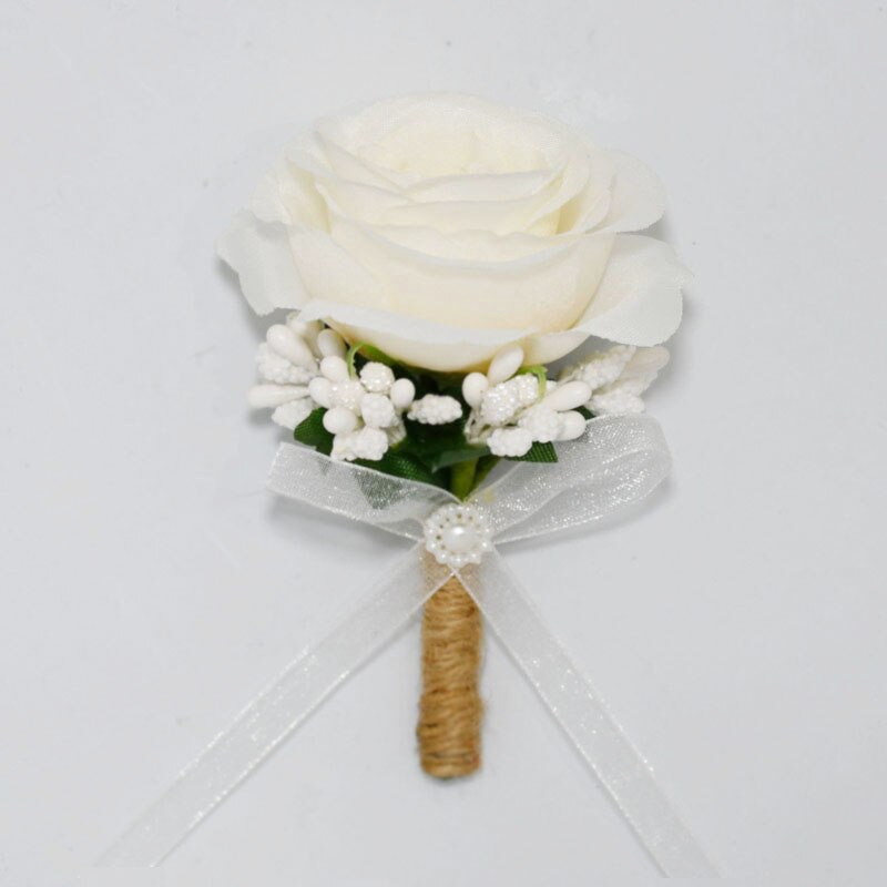 Artificial Natural Rose Wedding Bouquet