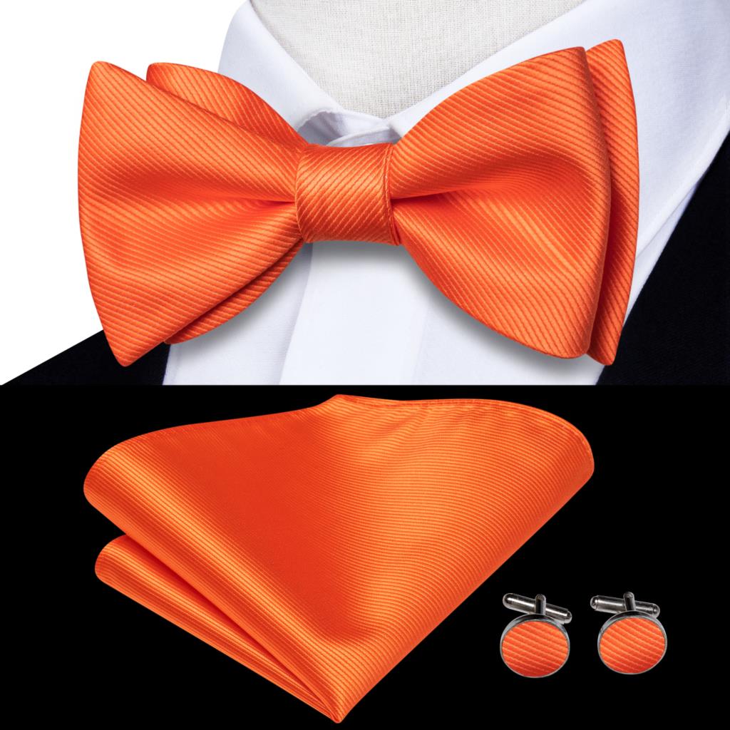 Jacquard Silk Self Bow Tie