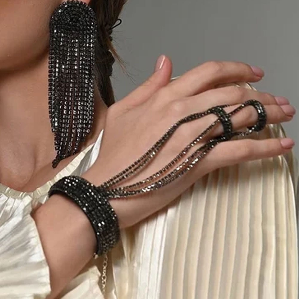 Crystal Hand Finger Bracelets