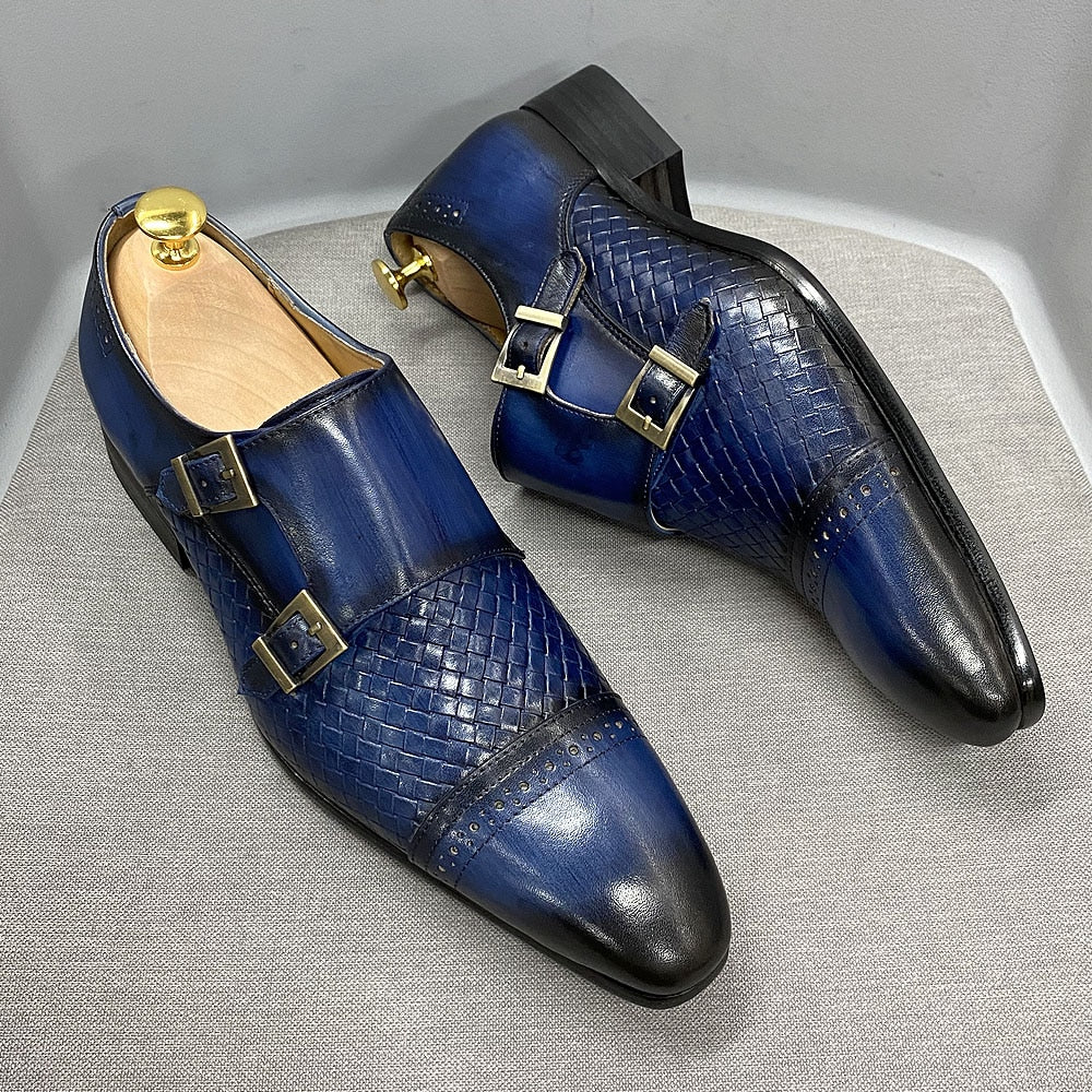 Buckle Strap Oxford Loafers