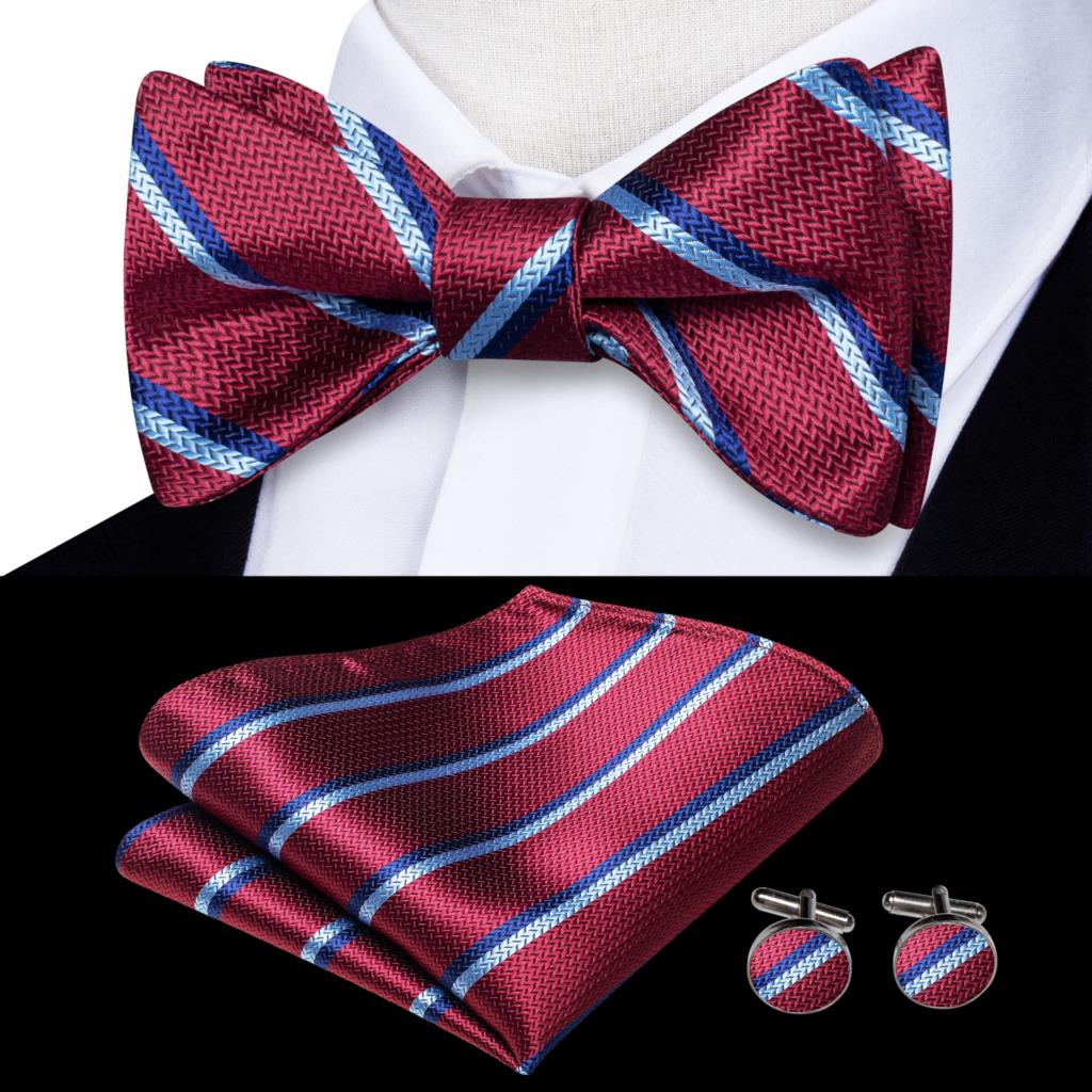 Jacquard Silk Self Bow Tie