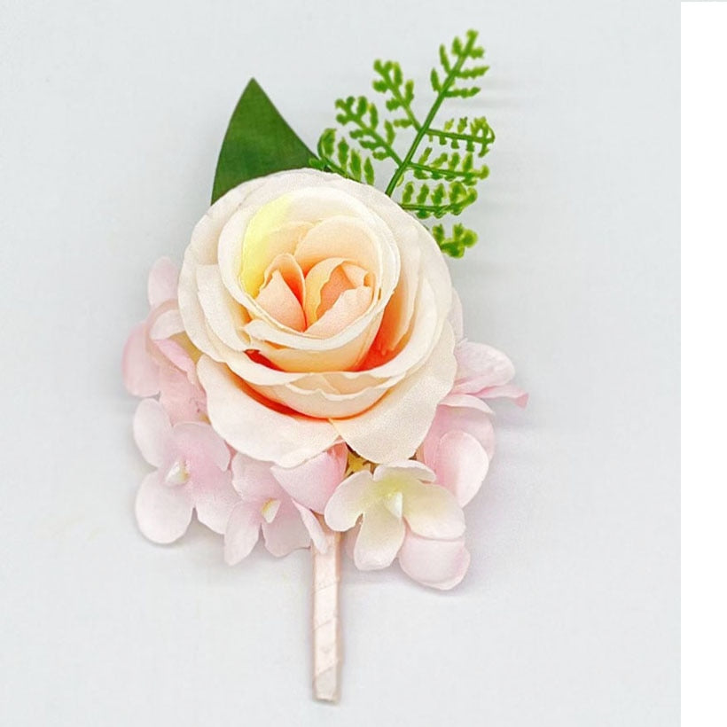 Artificial Natural Rose Wedding Bouquet