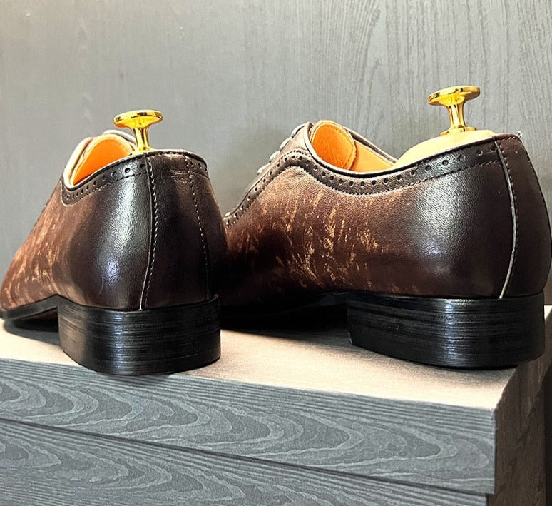 Oxford Black Coffee Shoes