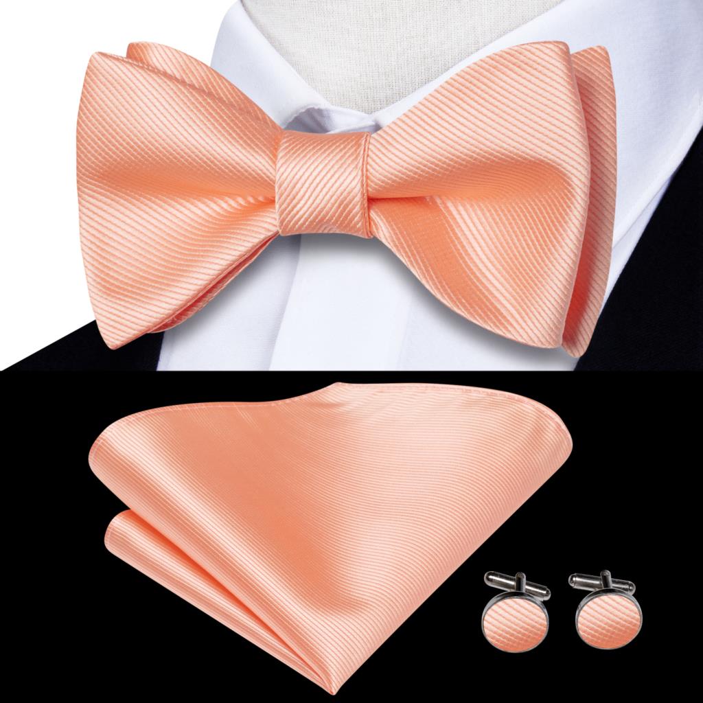 Jacquard Silk Self Bow Tie