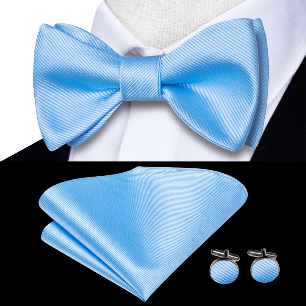 Jacquard Silk Self Bow Tie