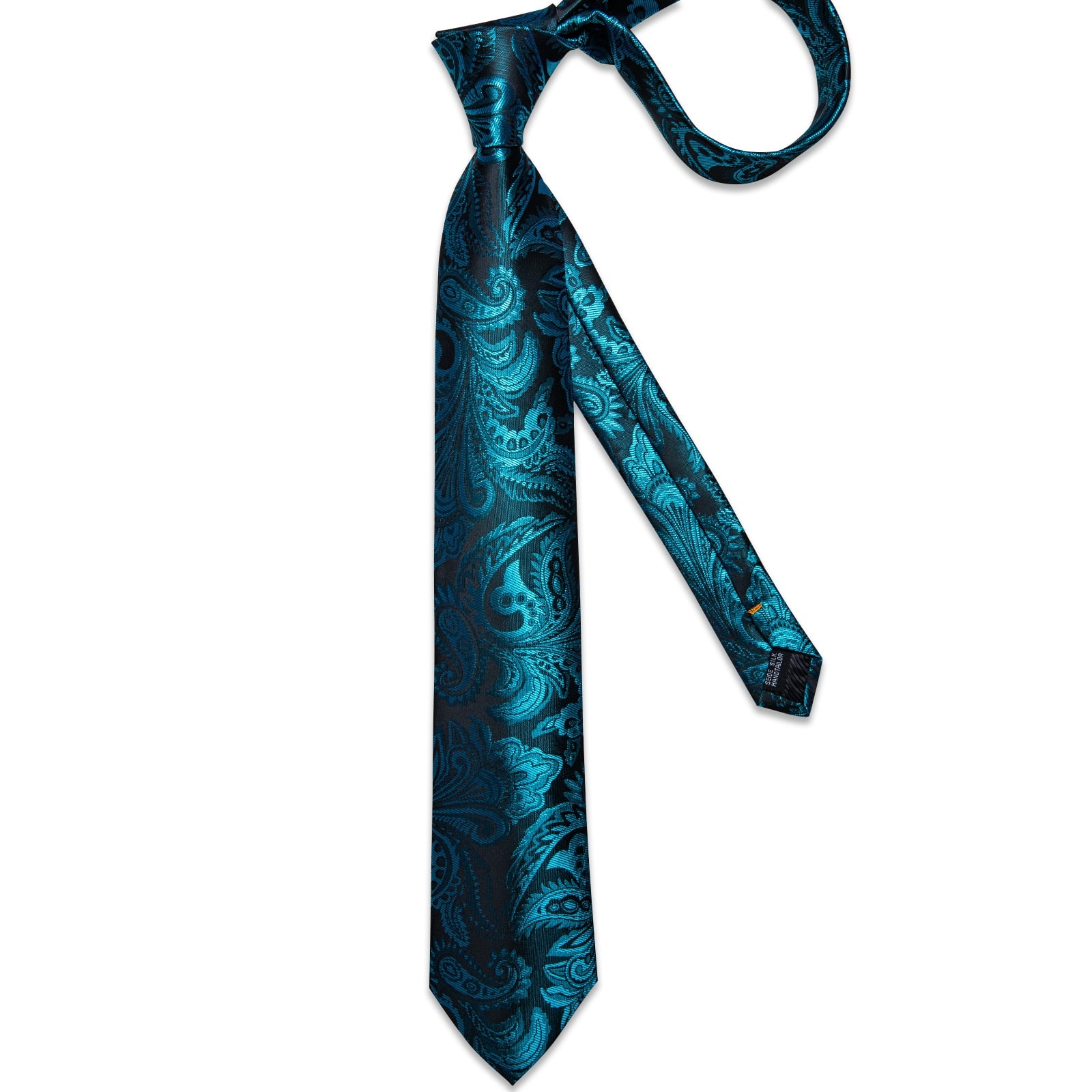 Teal Blue Silk Tie Set