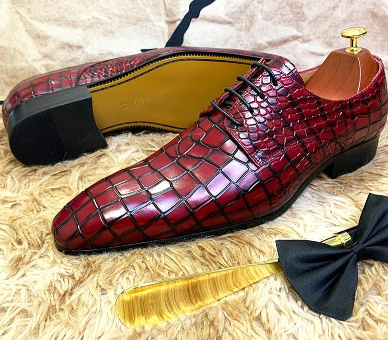 Luxuruy Printed Leather Shoes