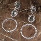 Water Drop Dangle Statement Earrings