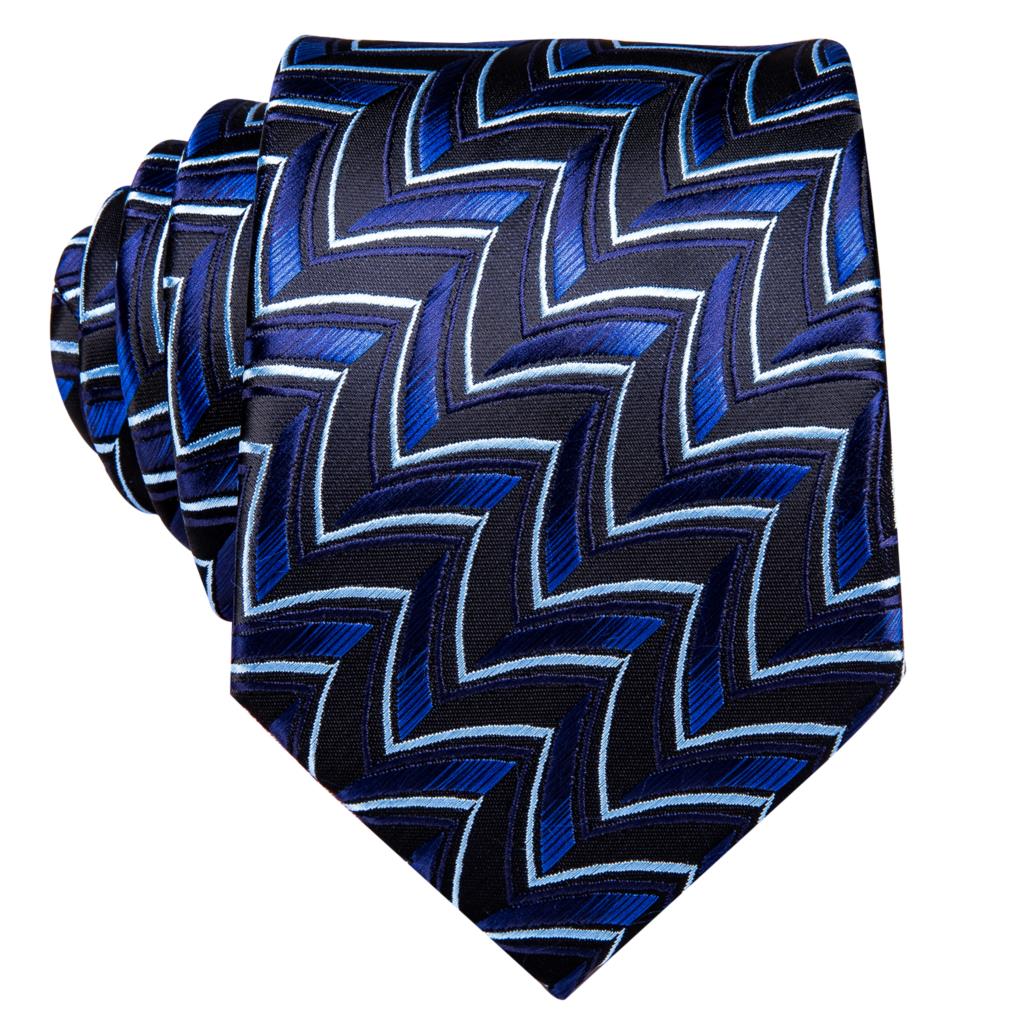 Navy Blue Novelty Tie Set