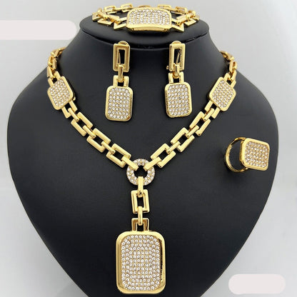 Dubai's Gold Plated Jewelry Set