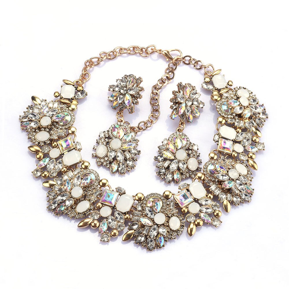 Crystal Rhinestones Jewelry Sets