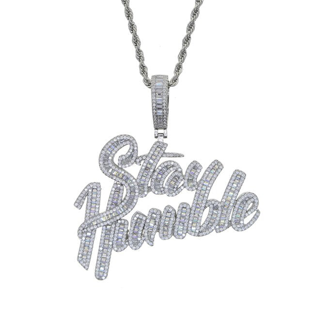 Pendant Stay Humble Necklace