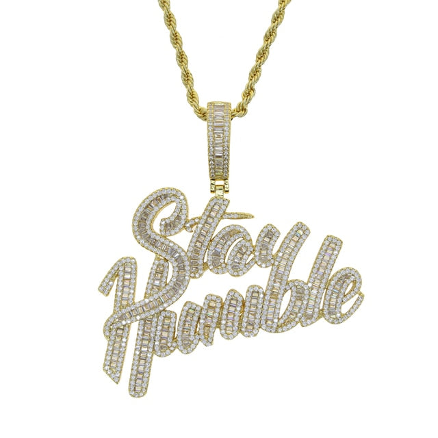 Pendant Stay Humble Necklace