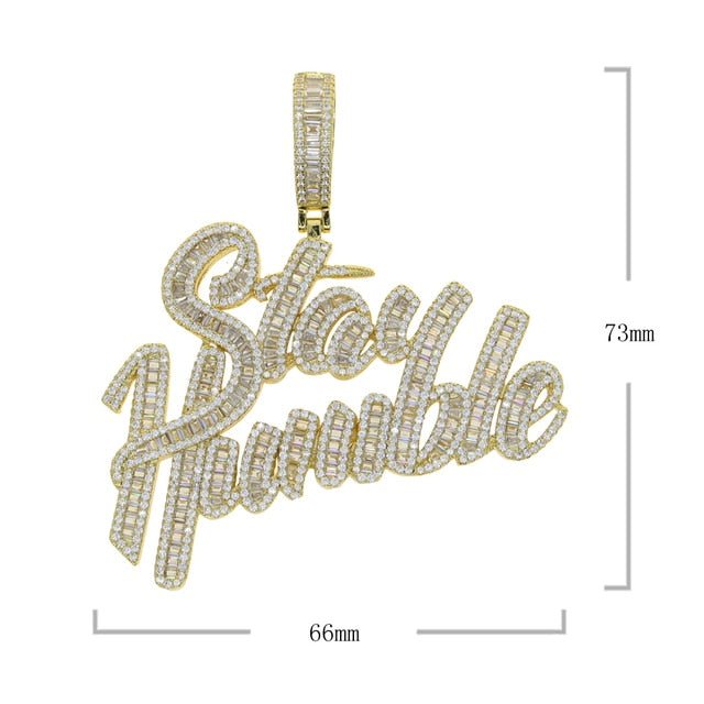 Pendant Stay Humble Necklace