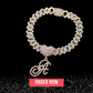 Trendy Cursive Letter Bracelet