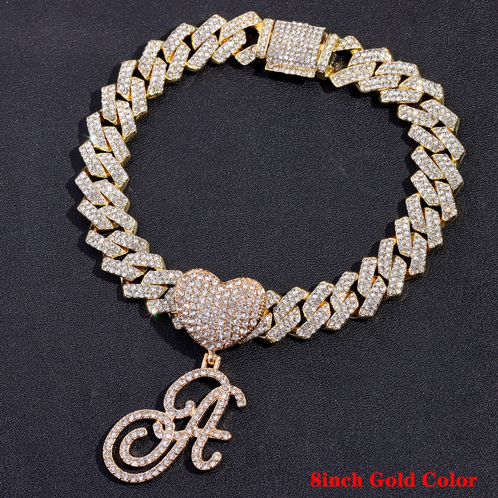 A Trendy Cursive Letter Bracelet