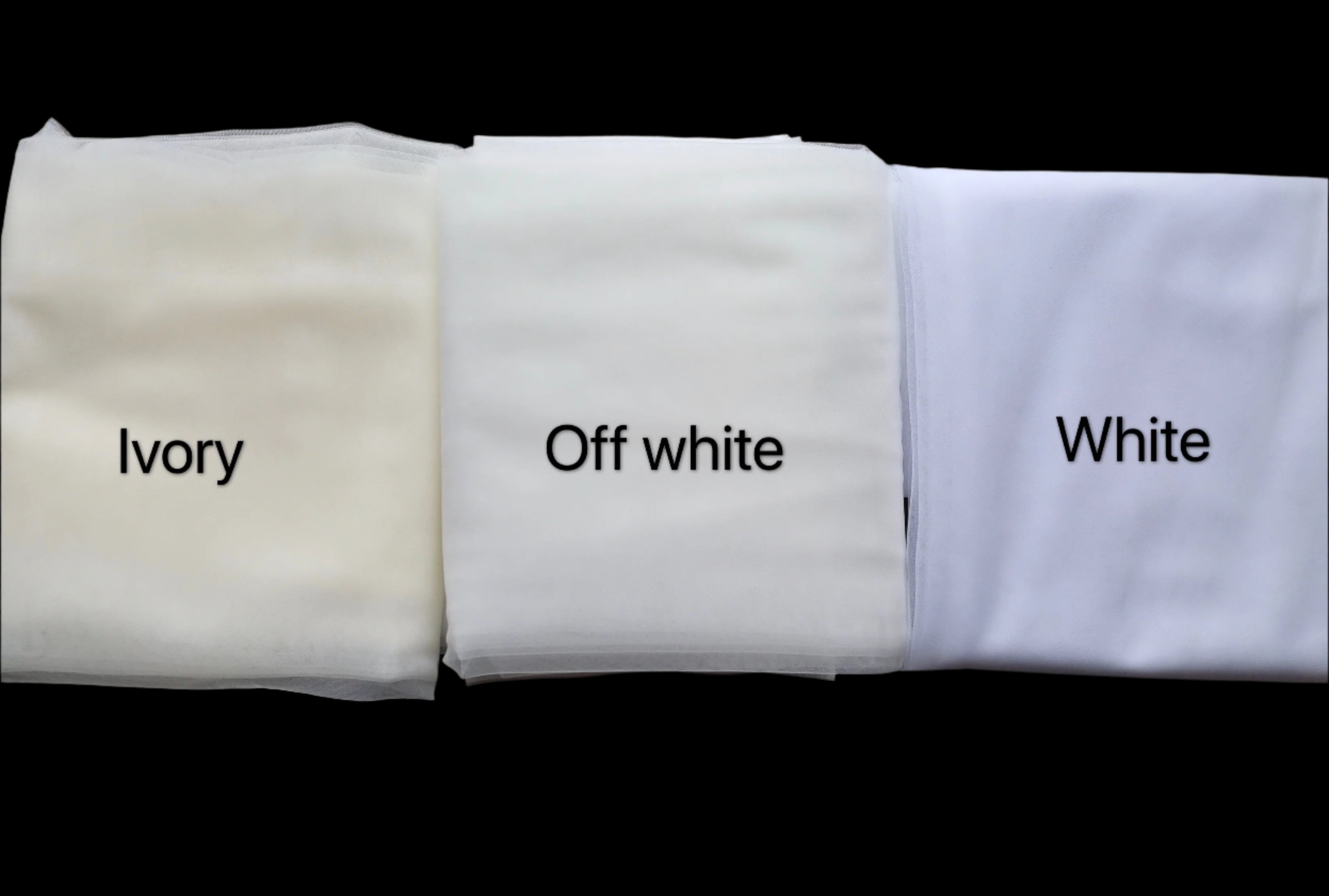 Wedding Bridal Cover Veil Applique Edge colors