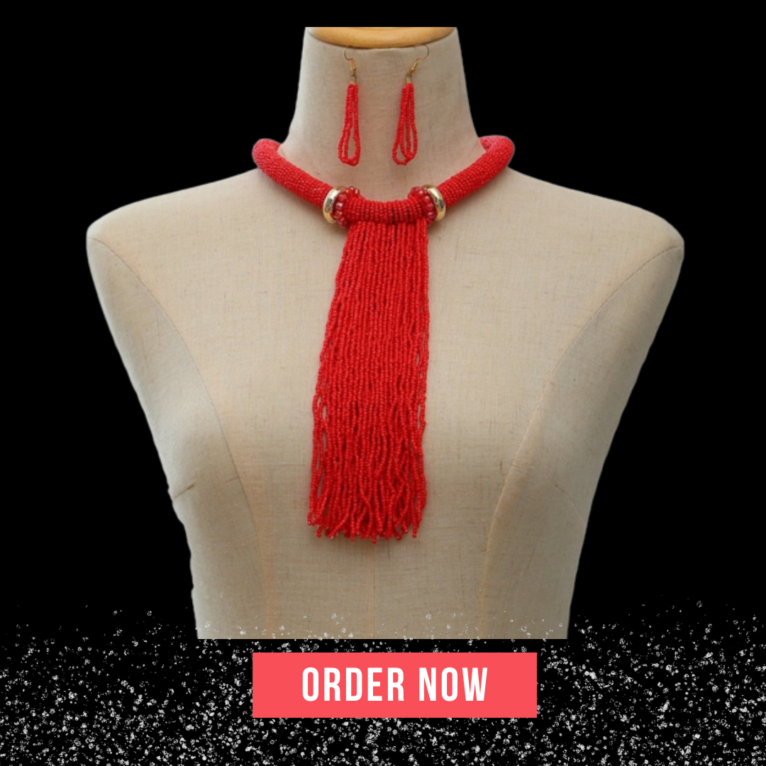 Long Tassel Beads Set