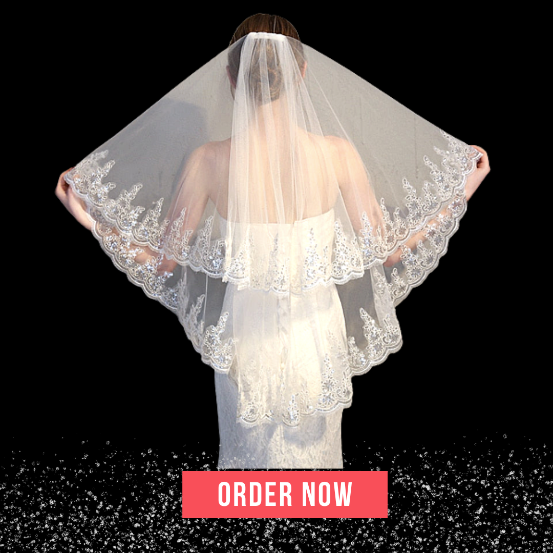 Two-Layer Short Wedding Veil