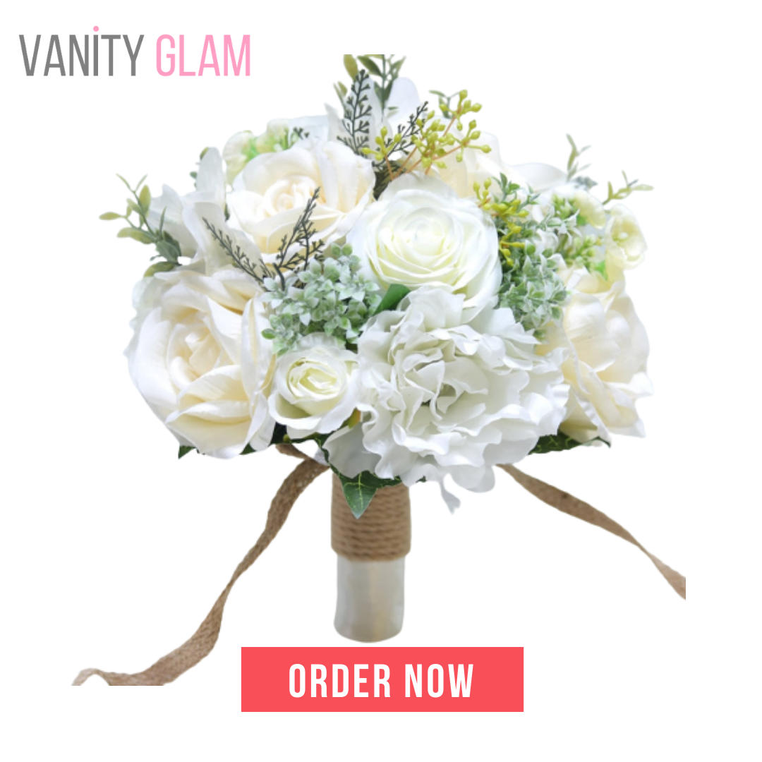 Natural Bouquet Peony Silk Eco Flowers