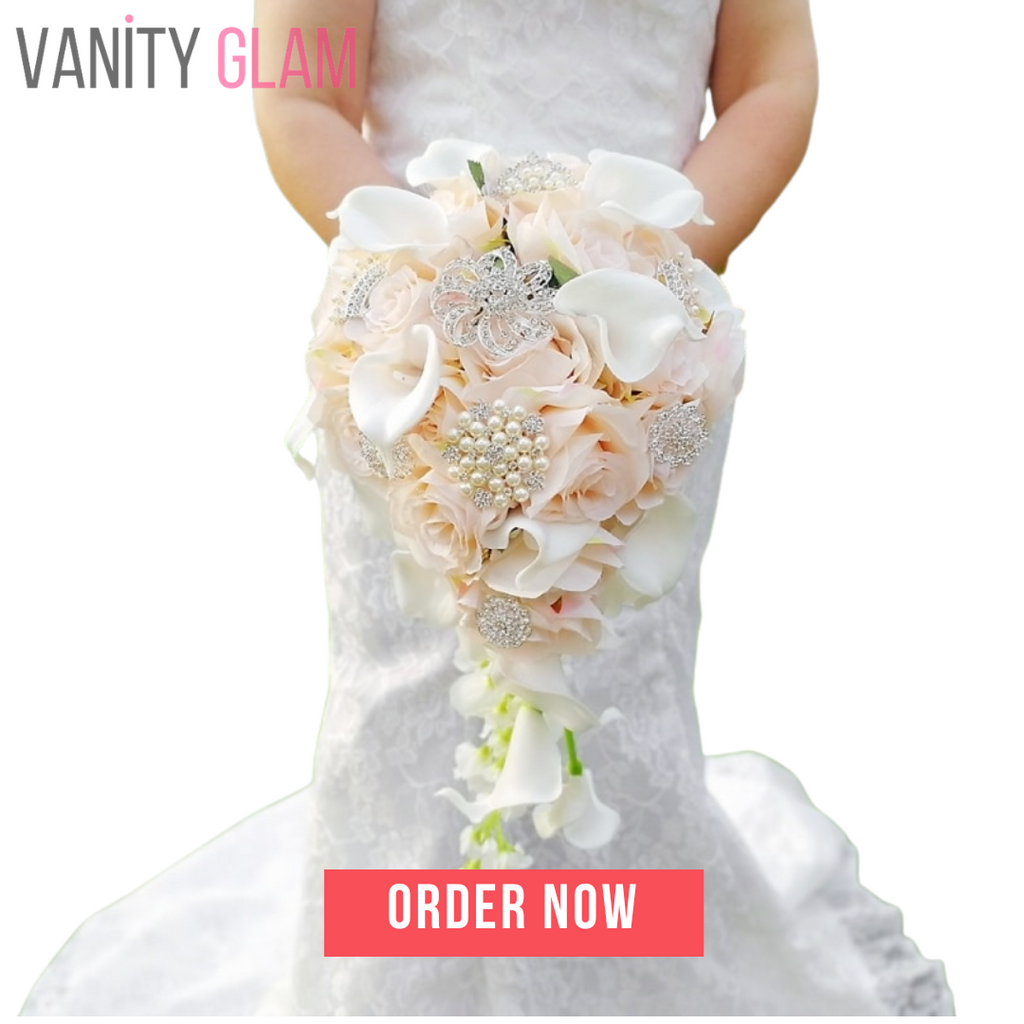 Wedding Waterfall Crystal Bouquets