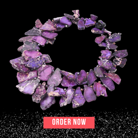 Natural Purple Sea Necklace