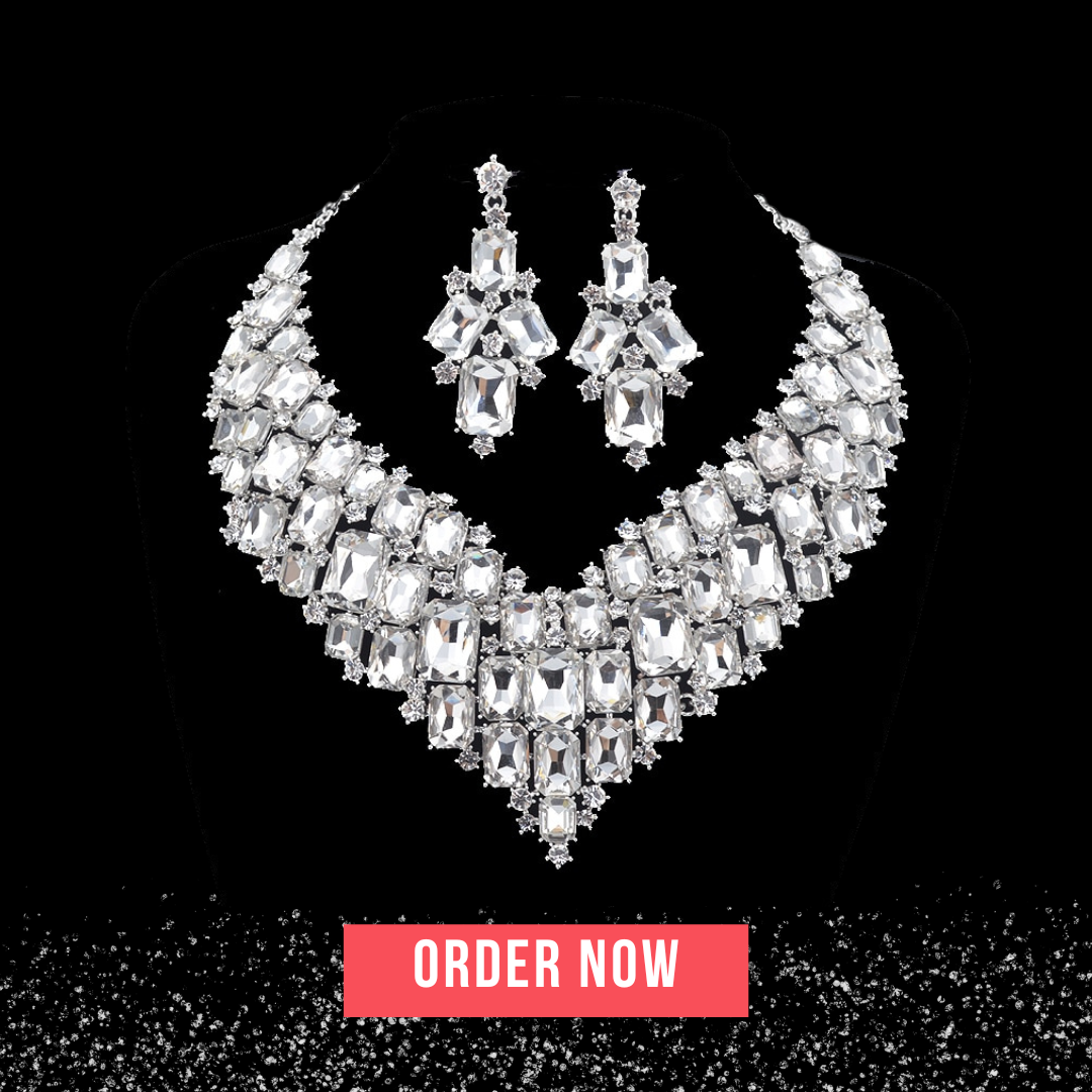 Crystal Deluxe Wedding Jewelry Set